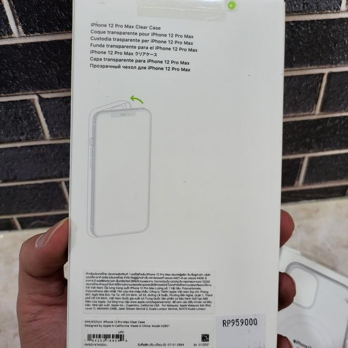 Clear Case Magsafe Apple Iphone 12 Mini Pro Max Resmi Ibox Indonesia