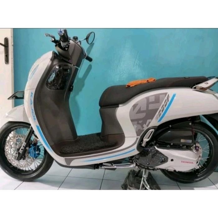 STRIPING TRANSPARAN SCOOPY 2021-2023 MOTIF ORIGINAL CUSTOM
