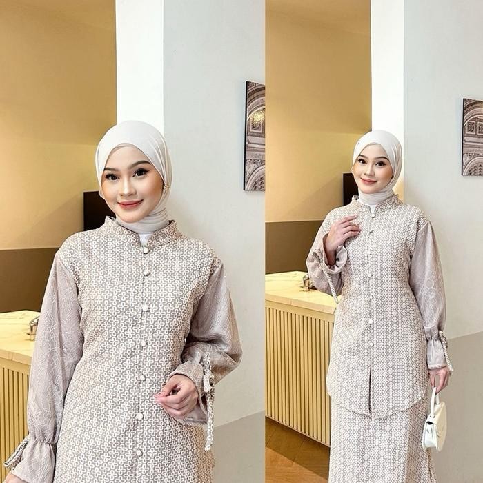 Kasya Set / Kebaya Modern / Kebaya Wisuda / Dress Wisuda / Set wisuda / Set Kondangan