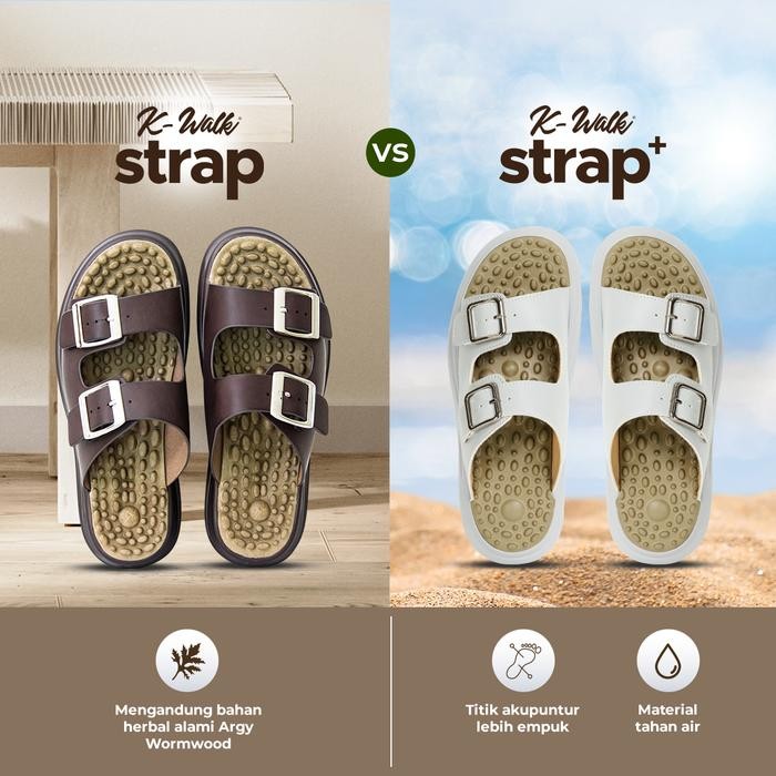 db0d- Sandal Refleksi Kesehatan K-Walk Lqc Jaco Sendal Terapi Akupuntur