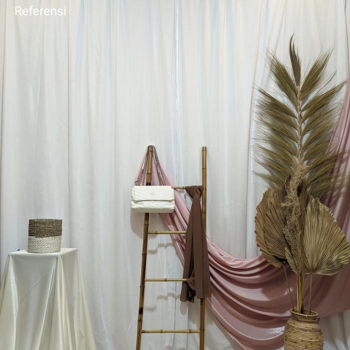 (Sudah Dijahit) Kain Dekorasi / Kain Abutay / Filamin / Abutai Filamin / Backdrop Acara Tbk