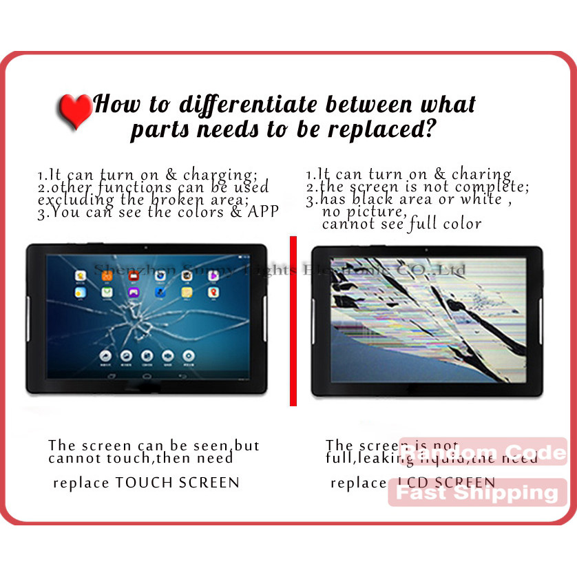 New 10.1 inch Touch Screen For MediaTek t106 Touch Screen Replacement Touch Screen Digitizer Assembl