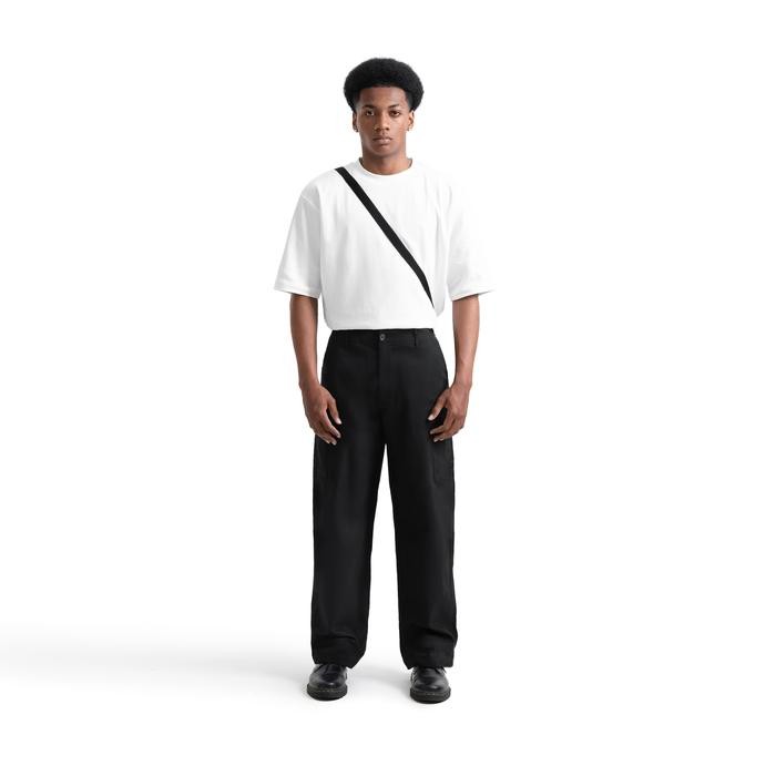 323r- Celana Panjang Pria Wide Loose Cargo Work Pants By Celanastudio