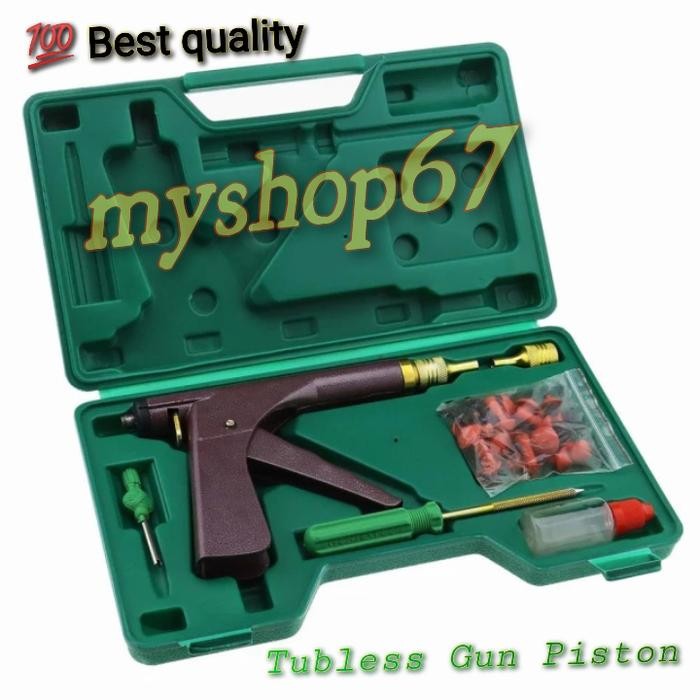 Ready Alat Tambal Ban Tubles Gun Piston/ Peralatan Tambal Ban Tubles Tubless