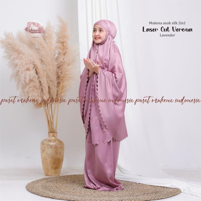 SIAPKIRIM Mukena 2in1 Laser Cut Anak Verona READY STOCK