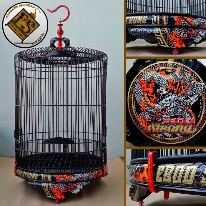 TERLARIS SANGKAR/KANDANG MURAI EBOD JAYA PVC DECAL STRONG READY STOCK