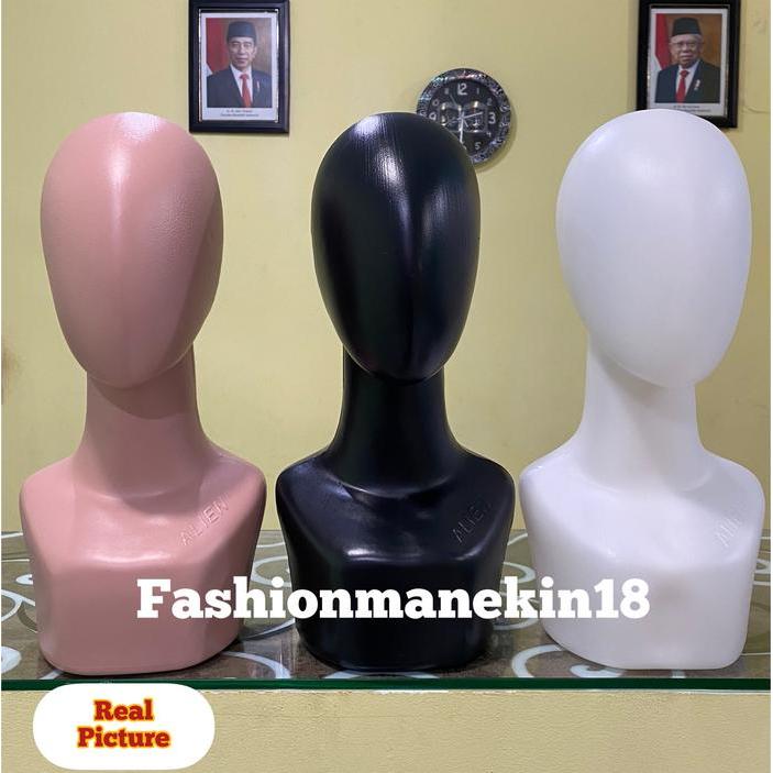Manekin Kepala Alien - Patung Kepala Hijab Alien