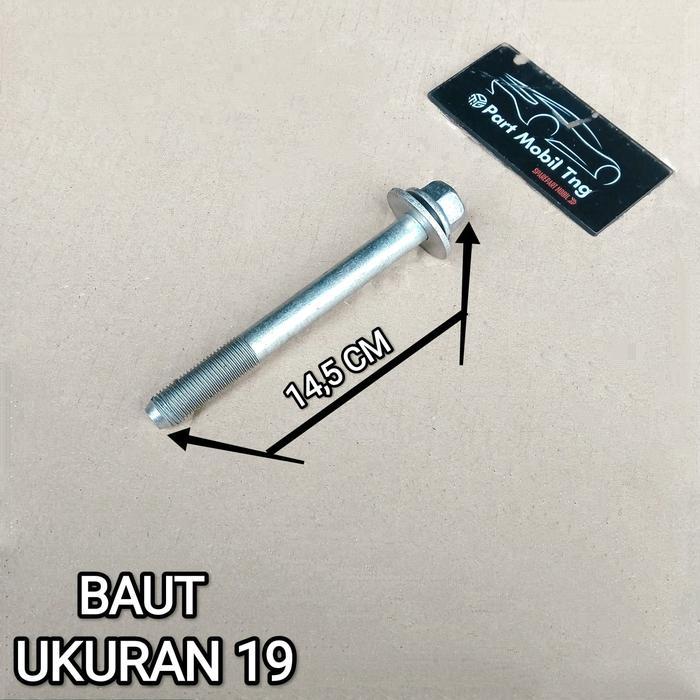 BAUT BOLT BOLD UKURAN 19MM KEPALA KUNCI 19 ORIGINAL OK.