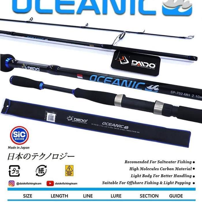 Ready Stok joran daido oceanic 902 270 cm joran carbon