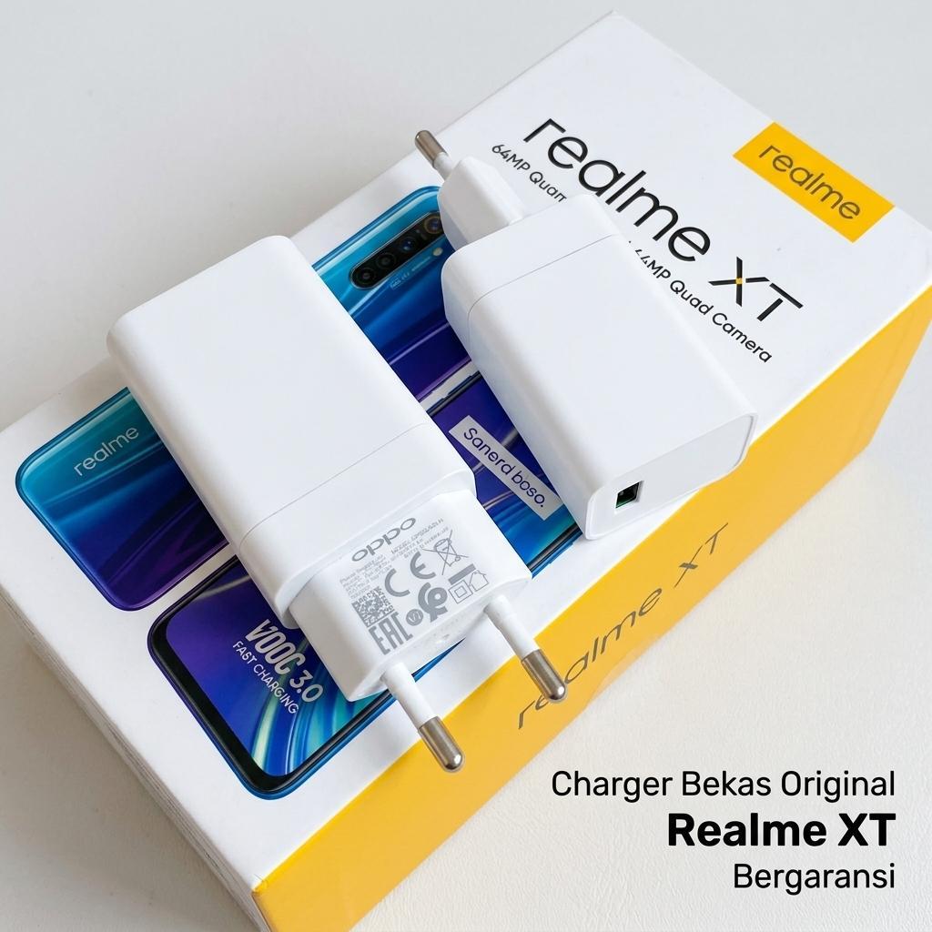Adaptor Charger OPPO AK779GB Second Ori 5V 4A Untuk Realme XT