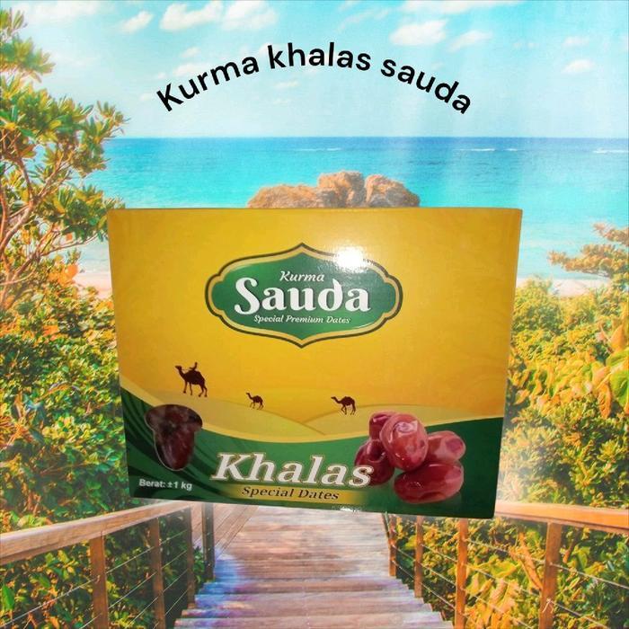 Kurma Sauda 1kg Khalas Premium Dates