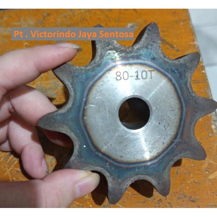 Sproket Rs 80 single 10T konde tipe B ( Standard )