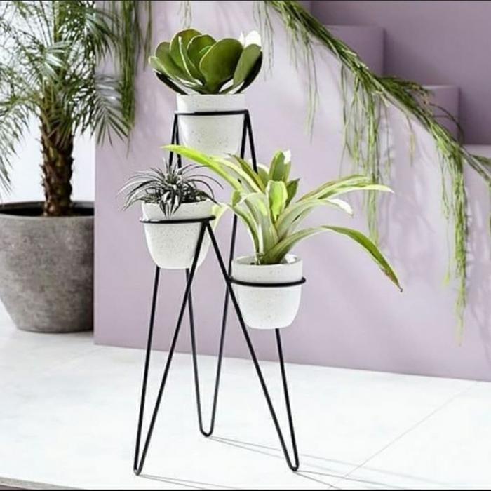 Standing Pot 3 Lobang D:21/Standing Planter/Pot Tanaman/Kbj Shop 4123 Terbaruu!!