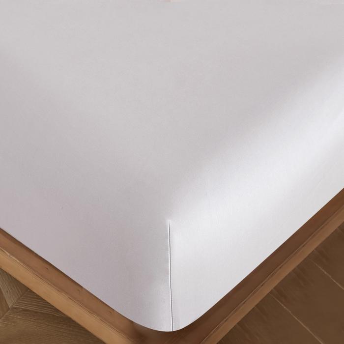 Informa Seprai Katun Fitted - Abu-Abu Warm Sprei Seprai Aesthetic Seprei Sheet Set Bed Sheet
