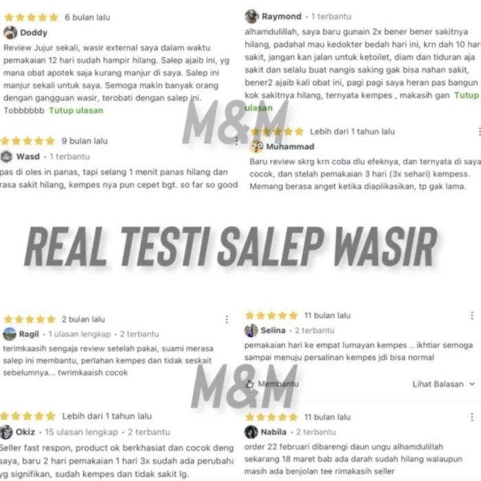 Promo Obat Wasir Salep Ambeien Herbal Bab Berdarah Herbaceous Hemorrhoids Ointment Menyembuhkan