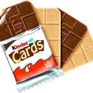 KINDER CARDS CHOCOLATE TRAVEL EDITION T12 X 2