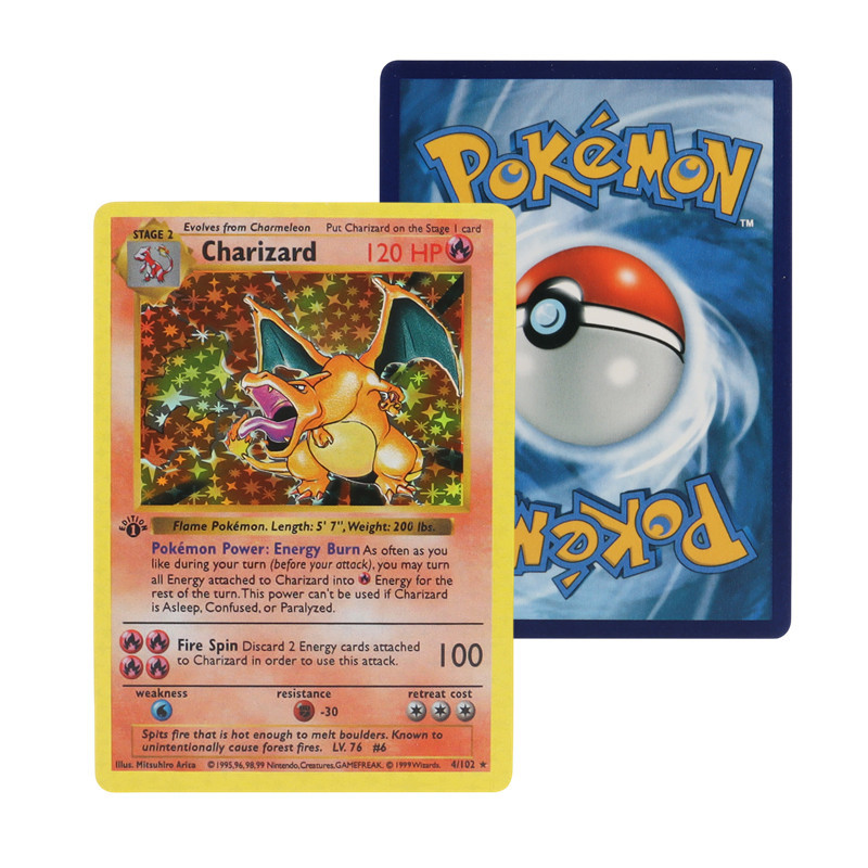 151Pcs 1996 first generation Pokmon card Charizard Pikachu Mewtwo Blastoise Collecting card toys