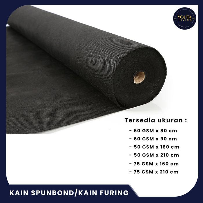 CUCI GUDANG KAIN SPUNBOND/KAIN FURING HITAM