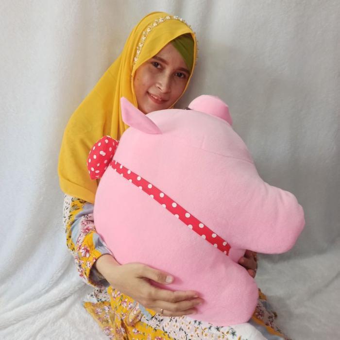 Boneka Piglet babi jumbo Hadiah Plastik erlaris bisa cod
