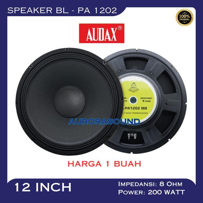 SPEAKER BELL BL PA 1202 M8 MID & BASS TRANSDUCER 12 INCH 200 WATT BL-PA1202 M8 ORIGINAL AUDAX