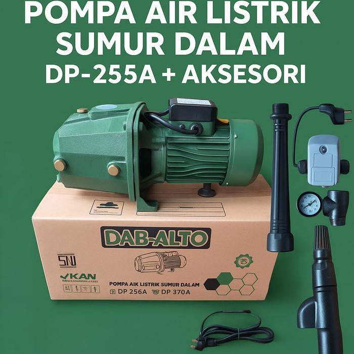 Pompa Air Tipe National Atau Dab 255 Jetpump 30 Meter Tanpa Tabung Terbaru 