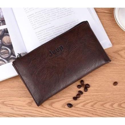 D1619 Luxuzy Zipper Jeep Buluo Wallet / Dompet Import Jeep Buluo Clutch