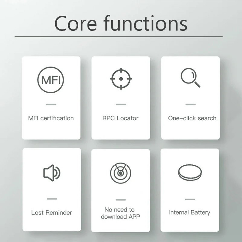 Mini GPS Mobile Tracker Bluetooth-Compatible Alarm Reminder Smart Finder Locator Key Finder Locator