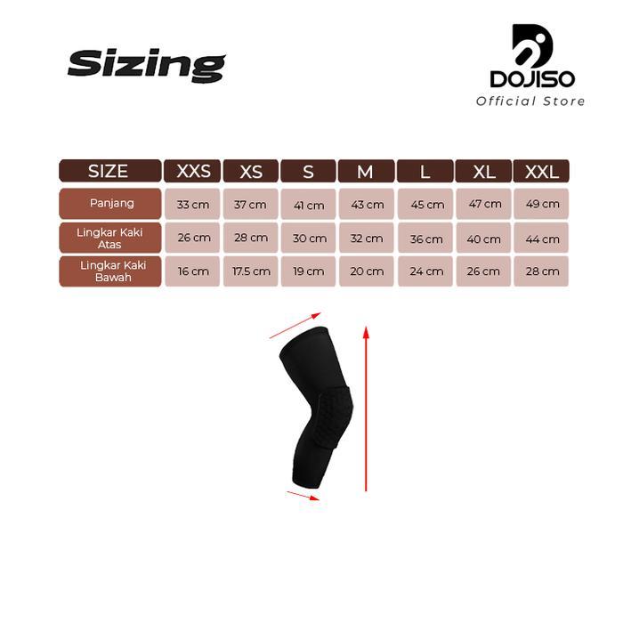 Leg Sleeve Basket 01 Bantalan Pelindung Lutut Olahraga Deker Basket