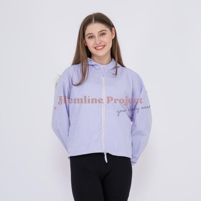 Kiyoko Lightweight Jacket by Hemline Project - Purple - M (S-M)