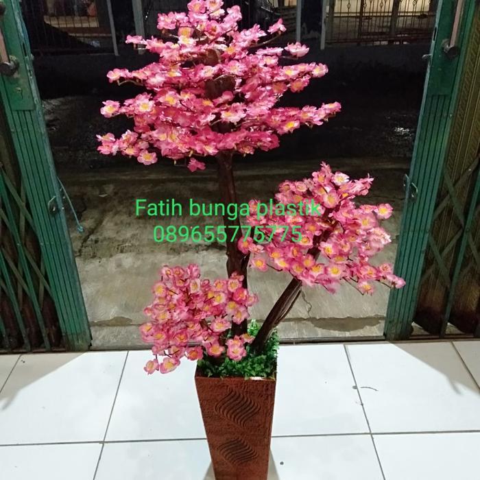 DR bonsai sakura bunga plastik bunga hias artificial