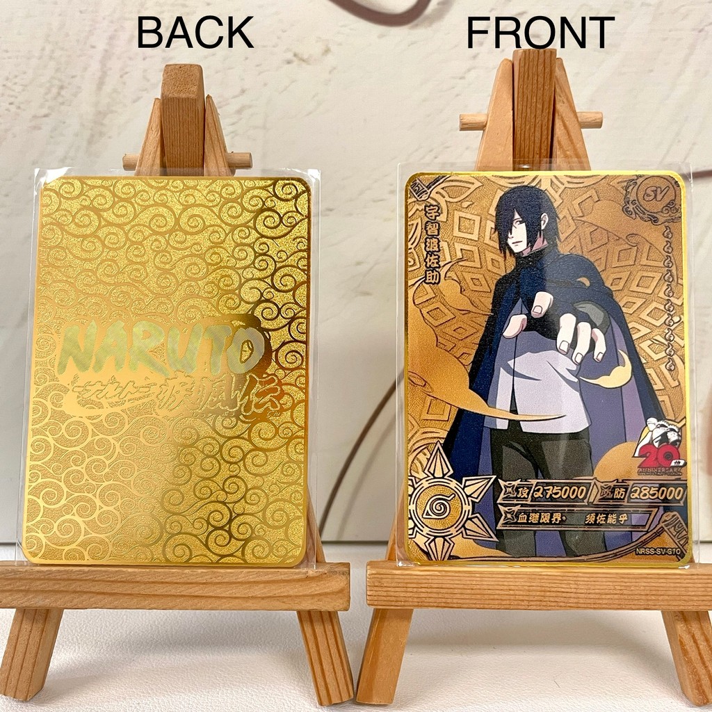 Naruto Uzumaki Jiraiya Sasuke Uchiha SE XR SV Metal Card Anime Collection Cards Kids Toy Gift