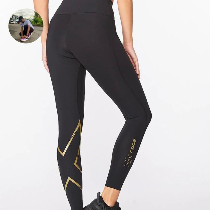2Xu Mcs Women'S Force Mid-Rise Compression Tight - Bnib