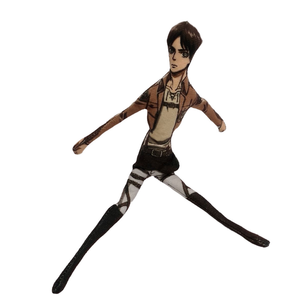 Anime Levi Eren Jaeger Plush Levi Eren Jaeger Hange Zoe Plushies Doll Slender Twistable Shape