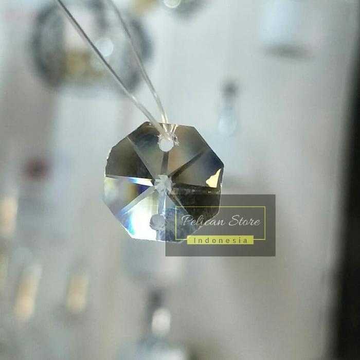 AKSESORIS LAMPU KRISTAL OKTAGON 14MM GLASS BEADS