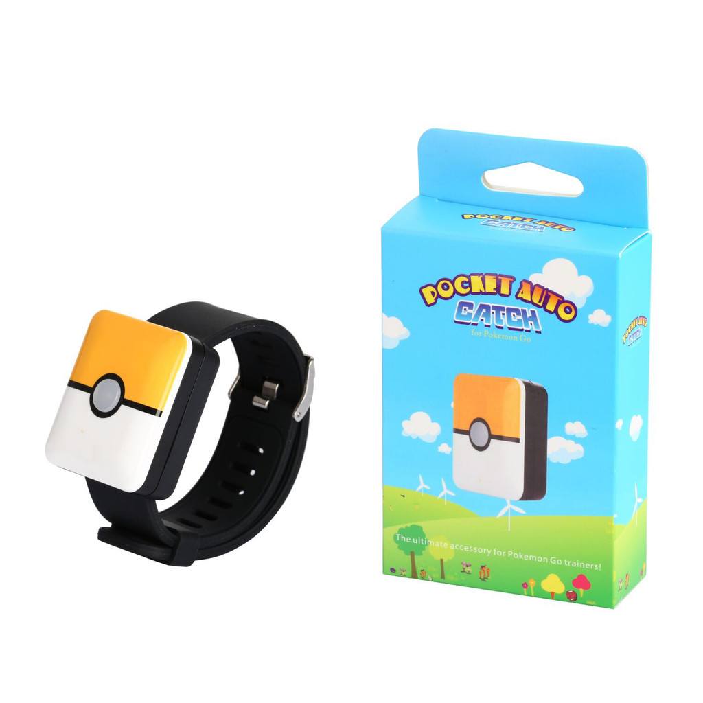 In Stock New Catch Bracelet For Pokemon Go Plus Bluetooth Rechargeable Square Bracelet Wristband For