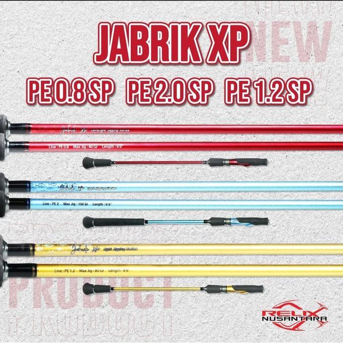 Relix Nusantara Joran Jabrik XP Gen 2 PE 0.6 PE 0.8 PE 1.2 PE 2.0