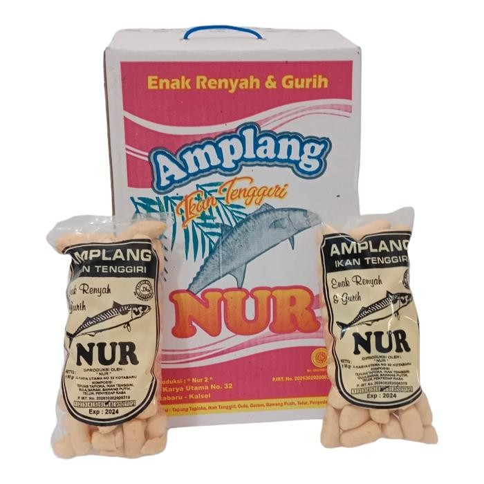 

ORIGINAL Amplang Ikan Tenggiri Nur Khas Kotabaru - Kemasan Kotak Besar READY STOCK