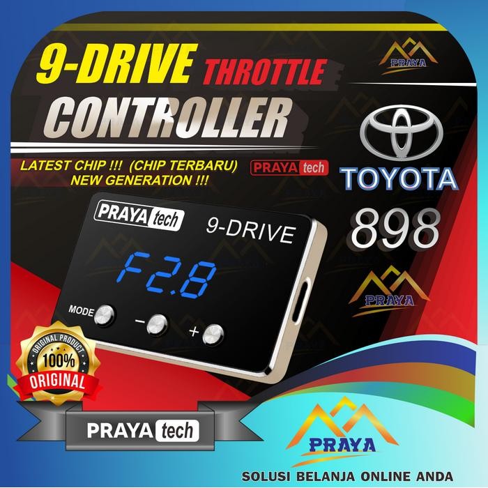 Prayatech 9 Drive Throttle Controller Piggyback Toyota 898 Remap Ecu