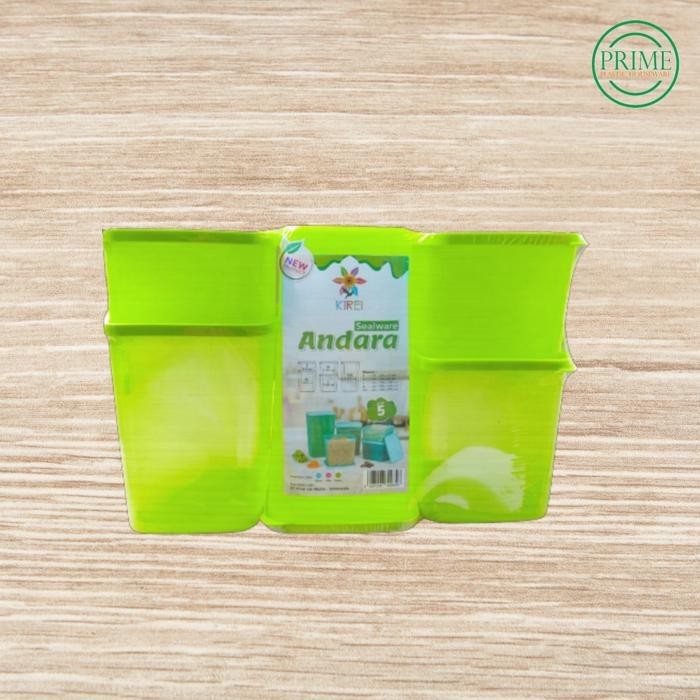 Kirei Sealware Andara Box Plastik Toples Plastik Tempat Makanan