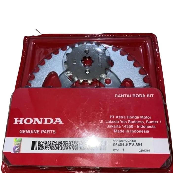 KOLAHA_KASIMAN - GEAR SET RANTAI RODA HONDA SUPRA LAMA SUPRA X LAMA SUPRA FIT LAMA KEV AHM