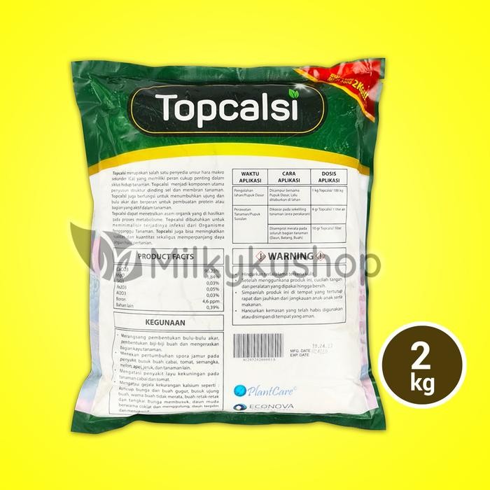 

Promo Pupuk Topcalsi 2 Kg Kemasan Pabrik Kalsium Boron Terlaris