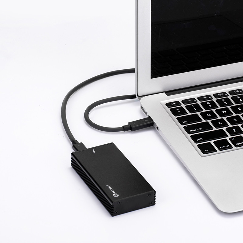 Thunderbolt 3 40Gbps Nvme M.2 Ssd Enclosure 4Tb Aluminum Usb C Box Ssd Case 40Gbps Thunderbolt 3 C