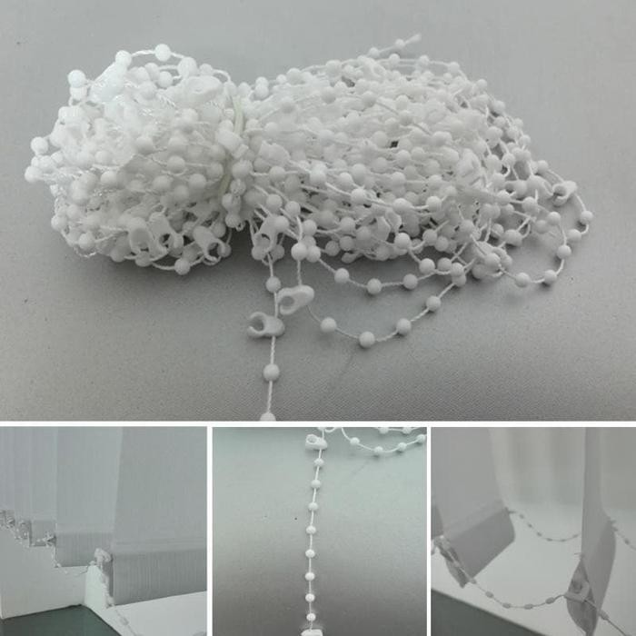 10 Meter Tali Rantai Bawah Kain Vertical Blind