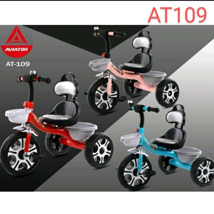 Sepeda Roda Tiga Anak Balita Tricycle Aviator At109 At 109 At-109