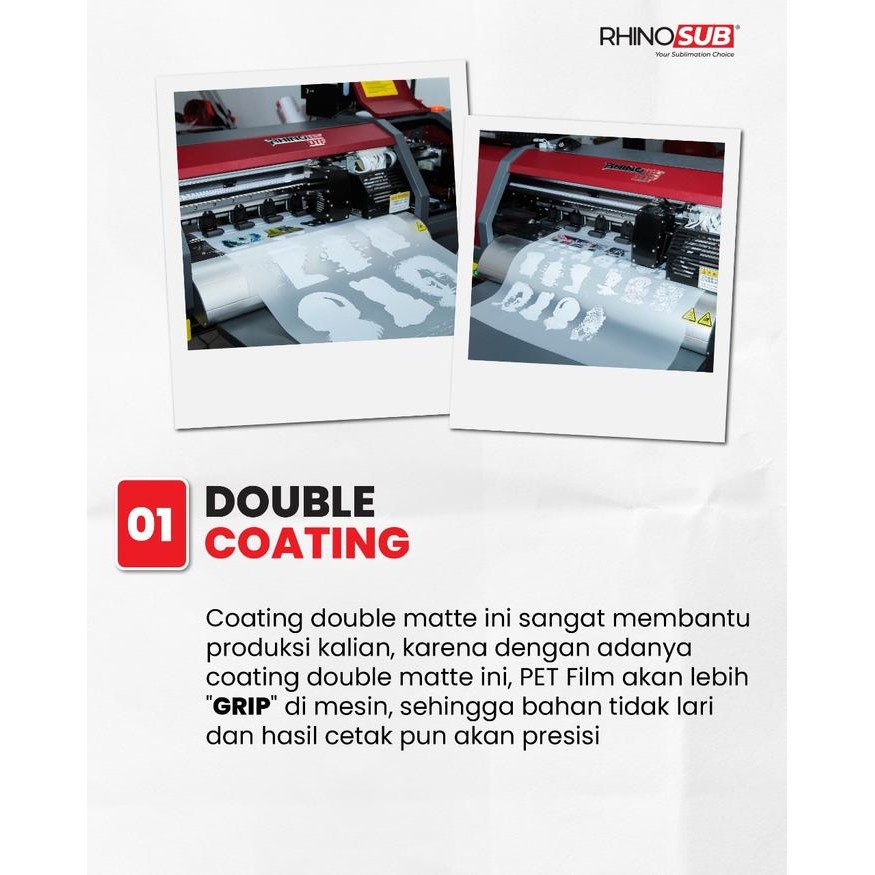 

NEW PRODUK PET FILM DTF RHINO 62CM X 100M WARUNG ARA67