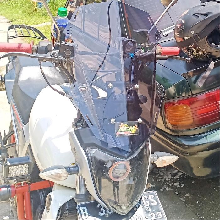 PAKET BREKET+VISOR 50CM V.3 YAMAHA BYSON VISOR BYSON YAMAHA BYSON BYSON MODIFIKASI BYSON TOURING