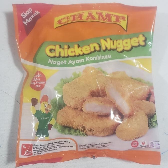 

Pilihan- Champ Chicken Nugget 500 Gram