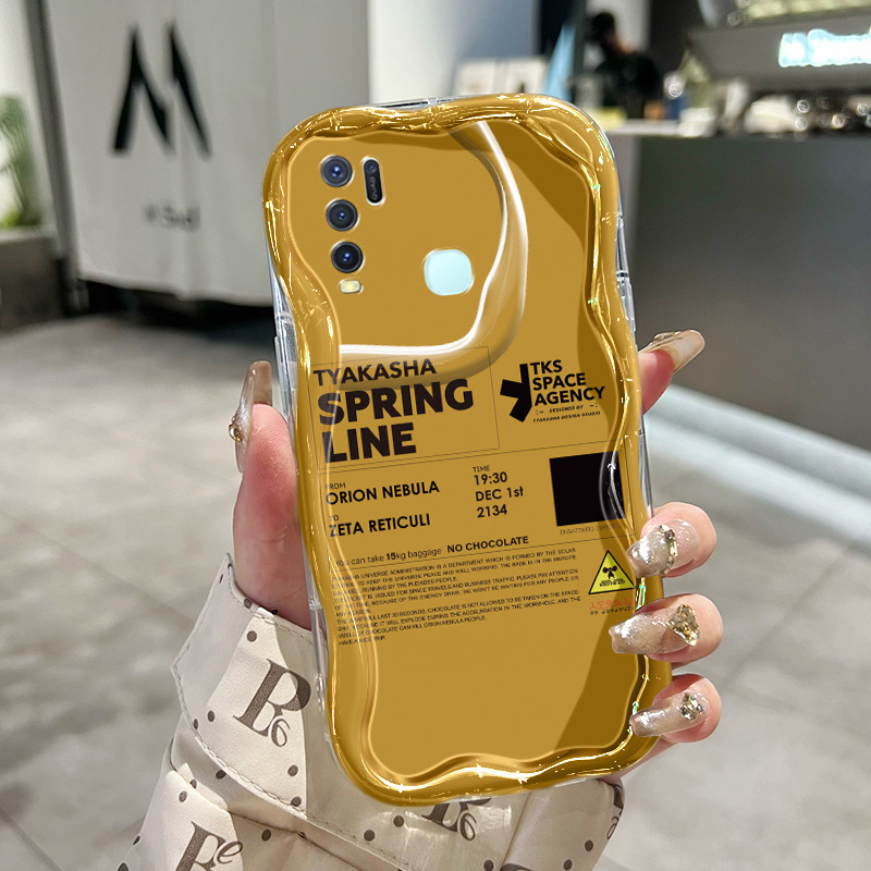 Casing Hp Untuk VIVO Y50 VIVO Y30 VIVO Y30i Case Casing Kepala kartun kode batang pole Kasing HP Kes