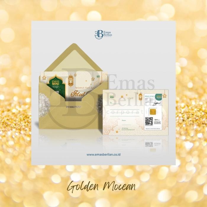 Gift Series Lebaran Hari Raya Idul Fitri THR Emas Mini Warna Emas