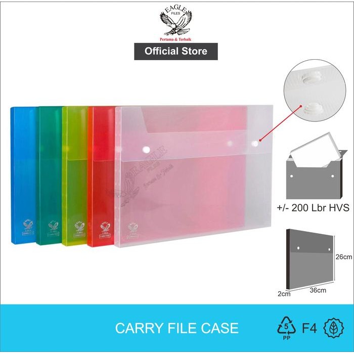 

Map Plastik Kancing / Eagle Carry Case- 2cm E 309-2 + Bubble Wrap